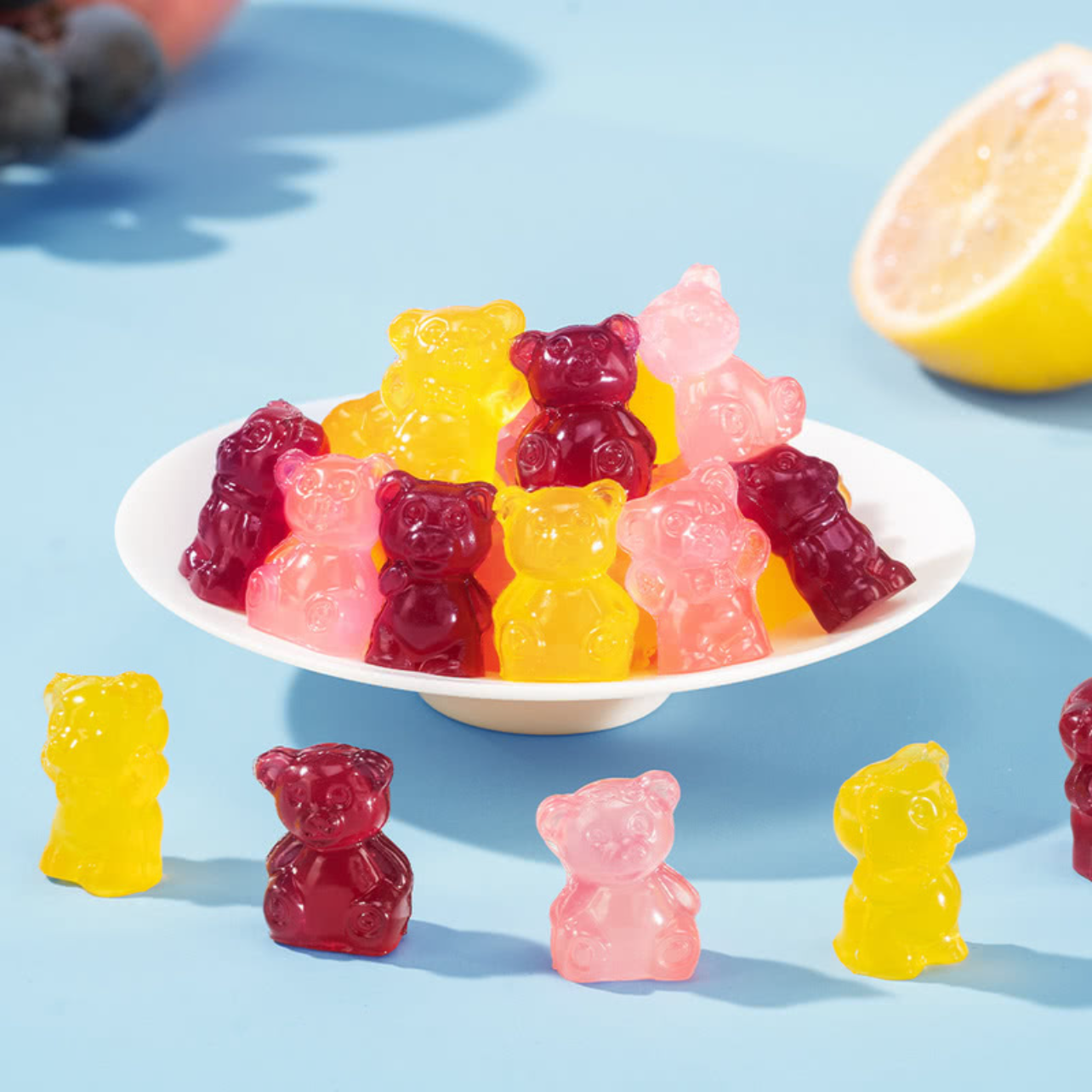 山姆代购贝欧宝活性益生菌软糖500g小熊动物造型儿童小包零食无糖 - 图0