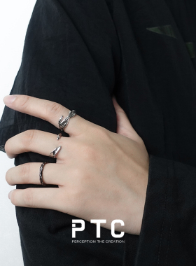 PTC中性风纯银925高级感戒指