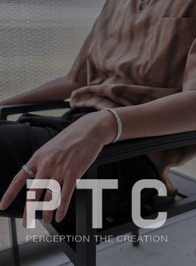 小众纹理纯银开口可调节褶皱手镯