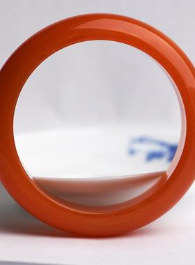 本命年俄料鸡油红蜜蜡手镯原石红色琥珀手环手串手链女款礼物