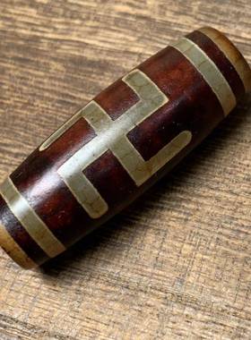 本命年精品藏式天珠老玛瑙宝瓶天珠财神天珠藏式玛瑙天珠散珠配饰