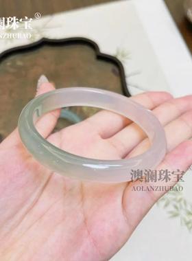 本命年图!玛瑙保真假一赔事二档?玉髓青绿渐变半山半水招财玉礼物