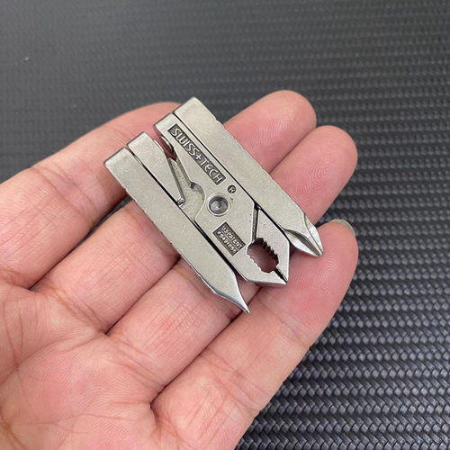 瑞士科技 迷你工具折叠钳尖头大开口机械钳EDC多功能组合钳子随身 - 图2