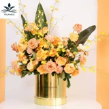 Новый серебряный набор Driffeng Clorte Package Металлический металлический ствол бочонок цветочный арт вечный цветочный вставка коробка