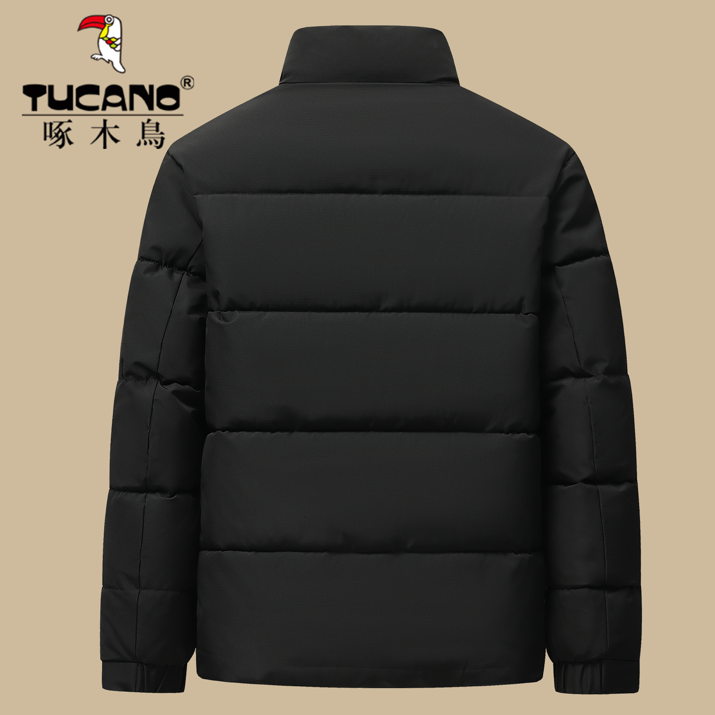 啄木鸟爸爸新款冬季加厚短款羽绒棉服中年立领棉衣男保暖冬装外套 - 图2