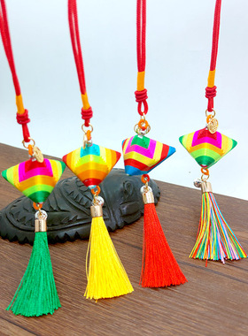 端午节饰品五彩绳粽子挂件手绳