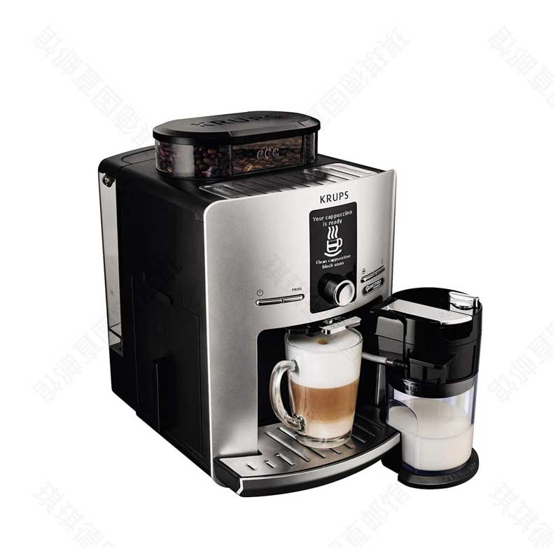 德国代购Krups克鲁伯EA82FE一键式全自动咖啡机 不锈钢 卡布其诺 - 图0