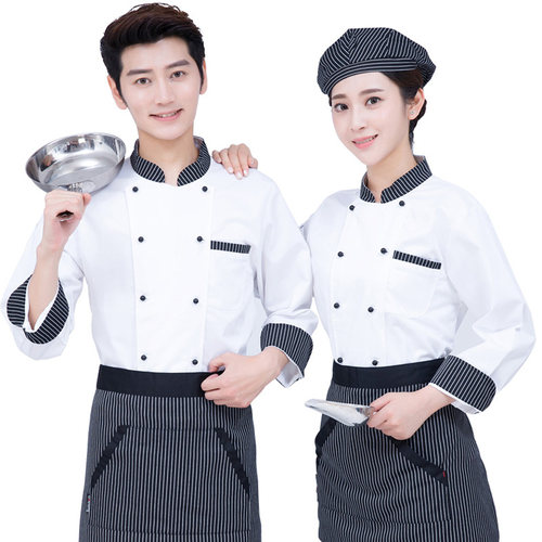 新款厨师工作服蛋糕房烘培师男女长短袖吸汗透气餐饮夏季后厨工装 - 图3
