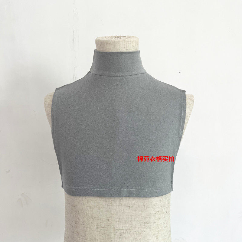 秋冬德绒半高领假领子男女百搭假高领护肩颈加厚保暖围脖配卫衣领,淘宝优惠券,粉丝福利购,淘宝优惠卷