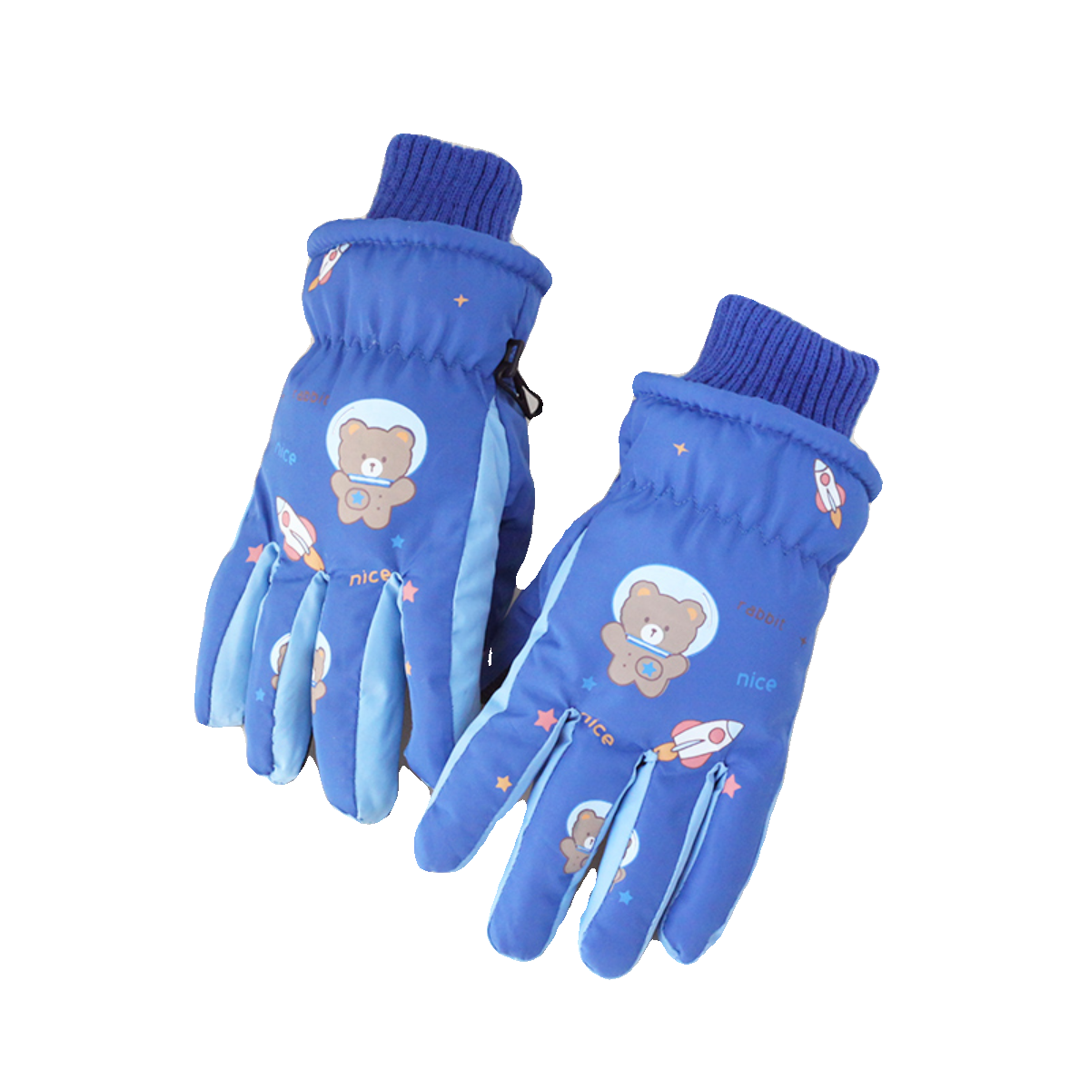 儿童冬季滑雪手套可爱卡通加绒厚保暖防滑骑车防水女童玩雪防冻手,淘宝优惠券,粉丝福利购,淘宝优惠卷
