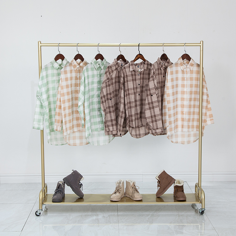 轻奢服装店展示架落地式衣架衣杆女装货架简约晾衣服架移动带轮子,淘宝优惠券,粉丝福利购,淘宝优惠卷
