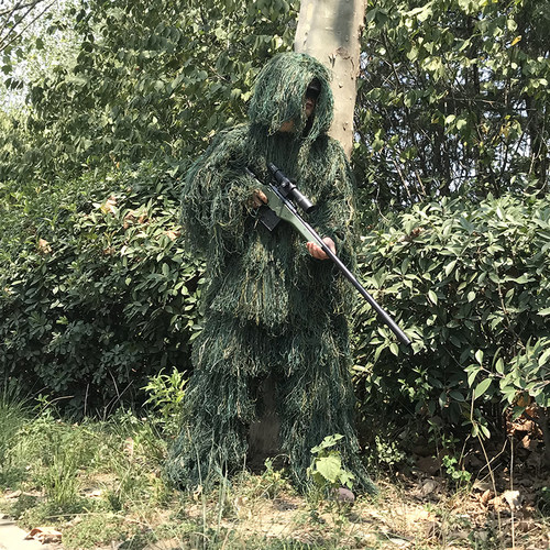 极地服雪地吉利服儿童草地衣真人丛林隐身伪装衣绝地求生吃鸡草衣 - 图0