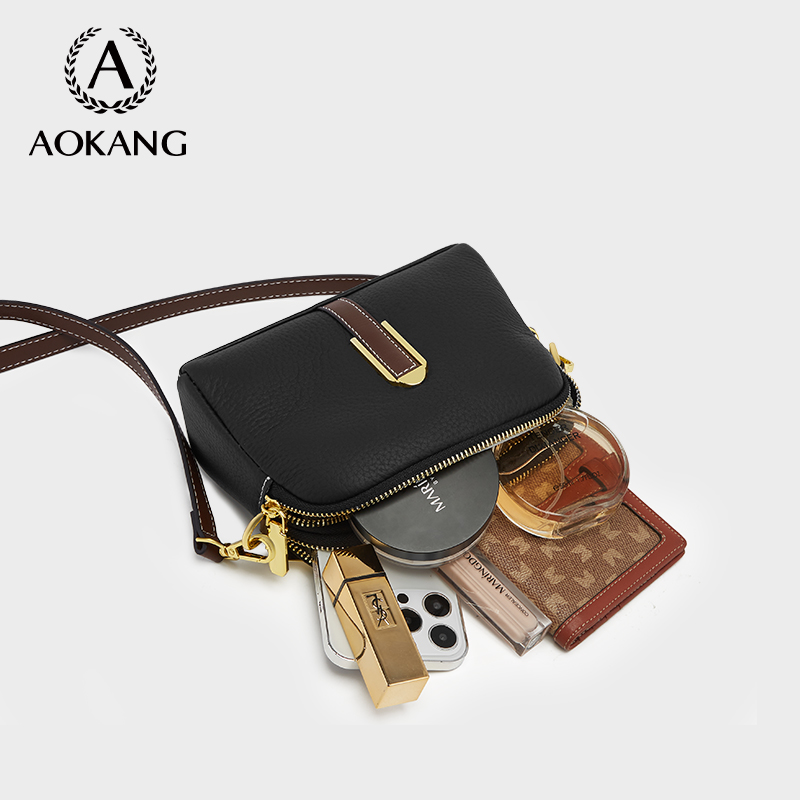 奥康手机包2026新款小包包大容量单肩包真皮女包贝壳包高级斜挎包,淘宝优惠券,粉丝福利购,淘宝优惠卷