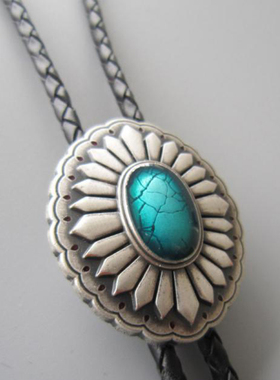 牛皮项链美国男女时尚单圈滴胶