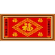 Wufu Linmen ຫ້ອງຮັບແຂກຂະຫນາດນ້ອຍ Handmade Cross Stitch