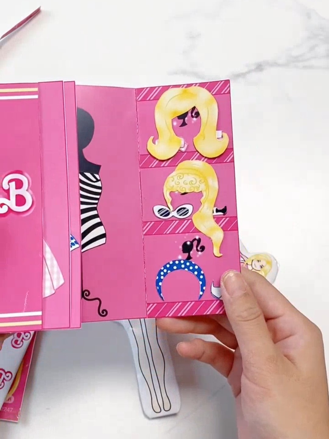 新款芭比娃娃盲袋女孩儿童益智手工diy玩具专注力解压换装安静书,淘宝优惠券,粉丝福利购,淘宝优惠卷