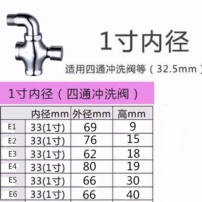 304不锈钢水龙头三角阀混水阀淋浴花洒装饰盖遮丑盖 加大加厚配件 - 图2