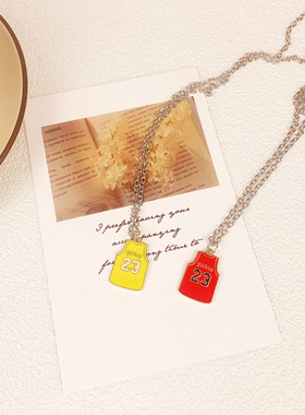 宇宙射线23号红色项链吊坠情侣