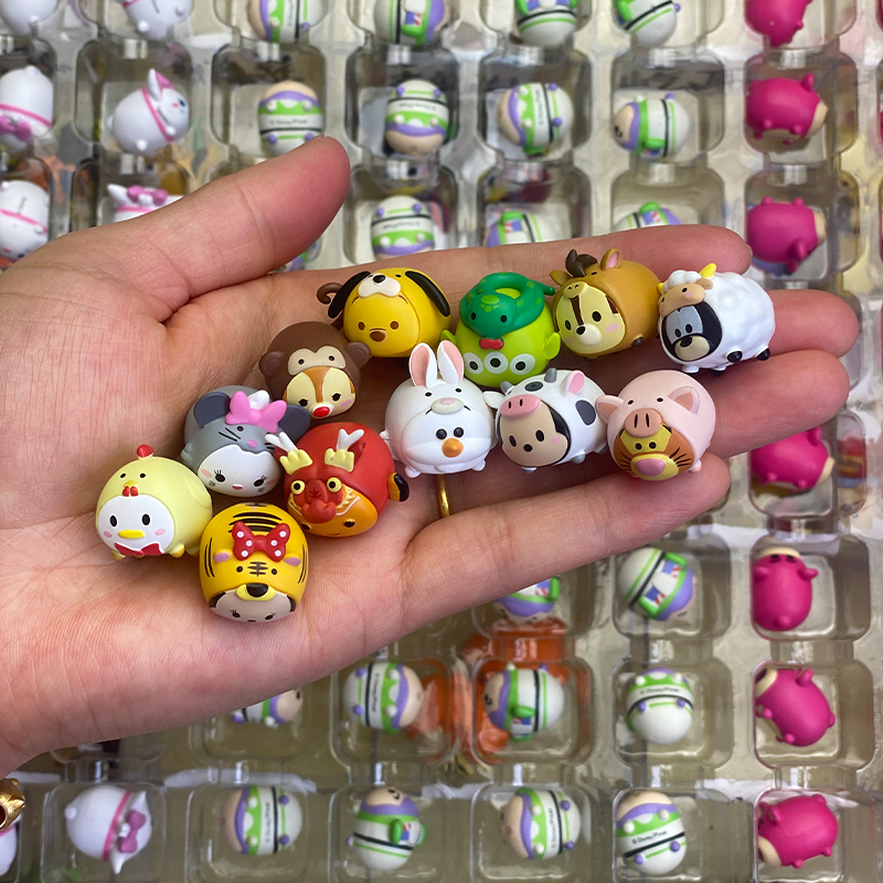 迪士尼松松叠叠乐粒粒小公仔萌粒迷你豆盲盒玩偶潮玩盲盒diy配件 - 图2