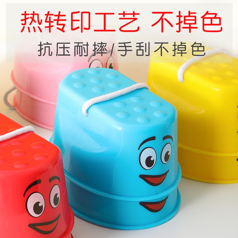 儿童踩高跷小号幼儿园早教户外体育活动玩具感统平衡训练器材器械 - 图3