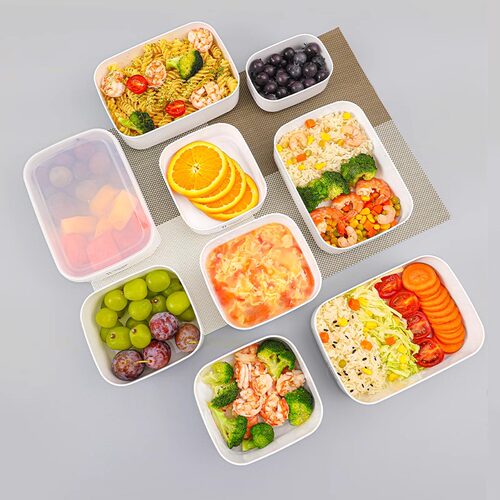 日本进口饭盒可微波炉加热专用学生上班族带盖餐盒密封保鲜便当碗 - 图1