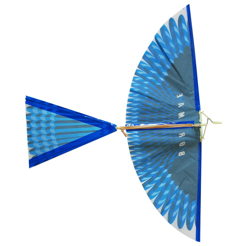 鲁班飞鸟扑翼鸟模型玩具橡皮筋动力飞机儿童仿生拼装扑翼机飞行-图0
