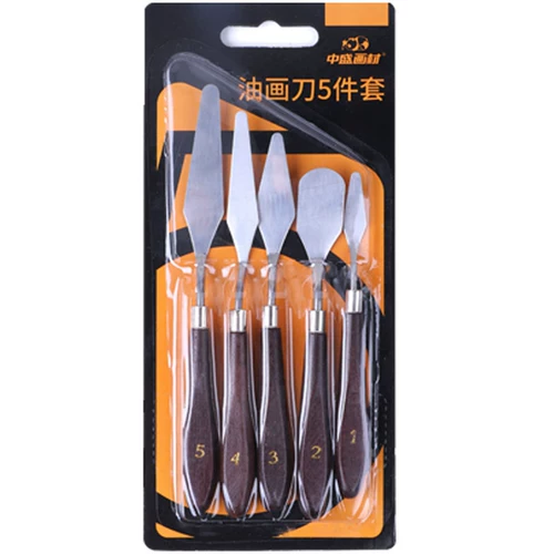 Пигментированный художественный скребок, полный комплект, 5 шт