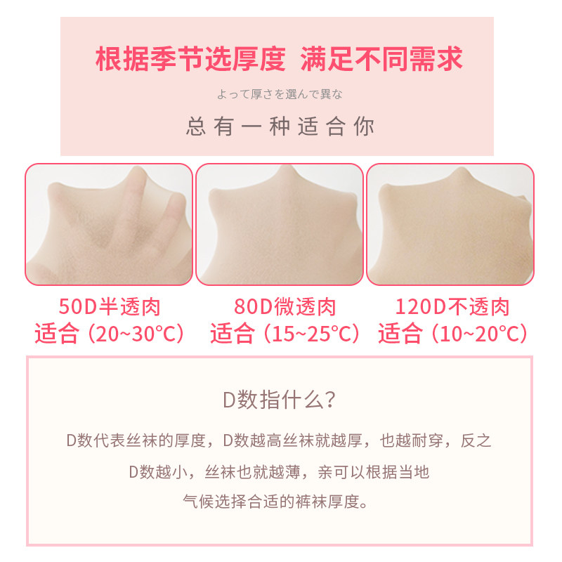 光腿神器秋冬裸感新款2021连裤袜 芬那丝连裤袜/打底袜