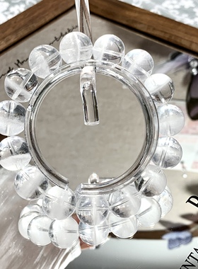 皮皮pipi | 天然高冰透白幽灵水晶手链千层山白幽灵手串一物一图