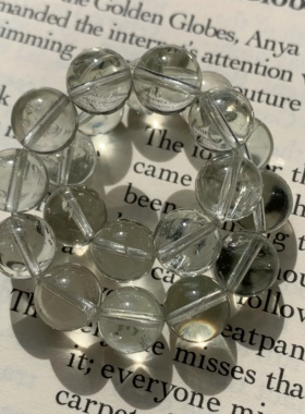 天然手链绿水晶绿阿塞小清新显白