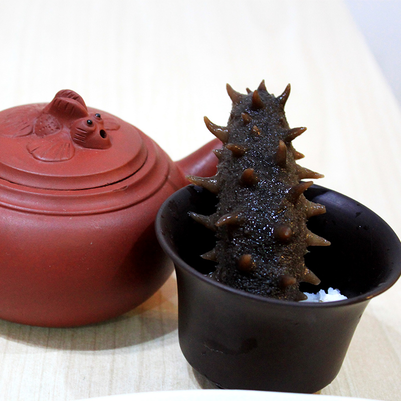 宫品三观专卖店宫品海参5A纯淡干海参干货刺参威海海参50克4-20只发泡即食2