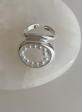 法式夸张轻奢多层线圈缠绕戒指女个性小众时尚潮流百搭指环戒子