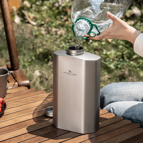 Вместительный и большой дорожный портативный чайник, подтяжки подходит для пеших прогулок, защита при падении