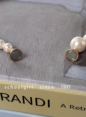 磁吸扣大小珍珠项链锁骨链女