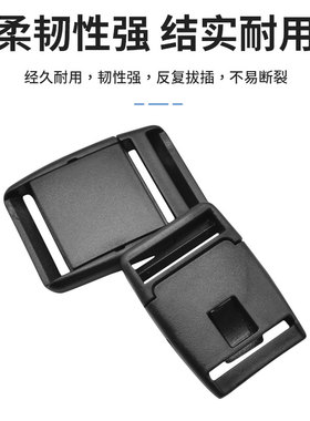 塑料插扣箱包配件软皮尾扣