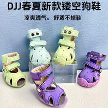 DJJ New Fish Mouth Sandals Hollowed-out Summer Sandals Teddy Bib Bear Snownery No Stuffy Foot Breathable Dog Shoes