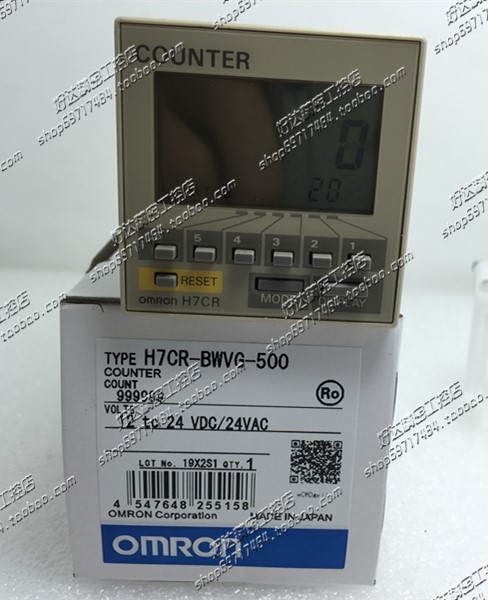 $原装正品 (日本产）计数器H7CR-BWVG-500 H7CR-BWVG 12-24VDC/AC - 图1