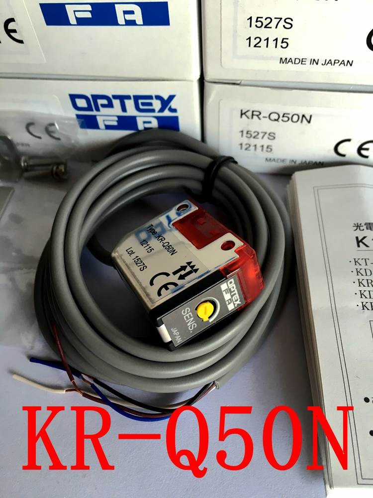 $现货全新原装日本奥普士OPTEX光电开关KR-Q50N KR-Q50P KR-Q50NW - 图2