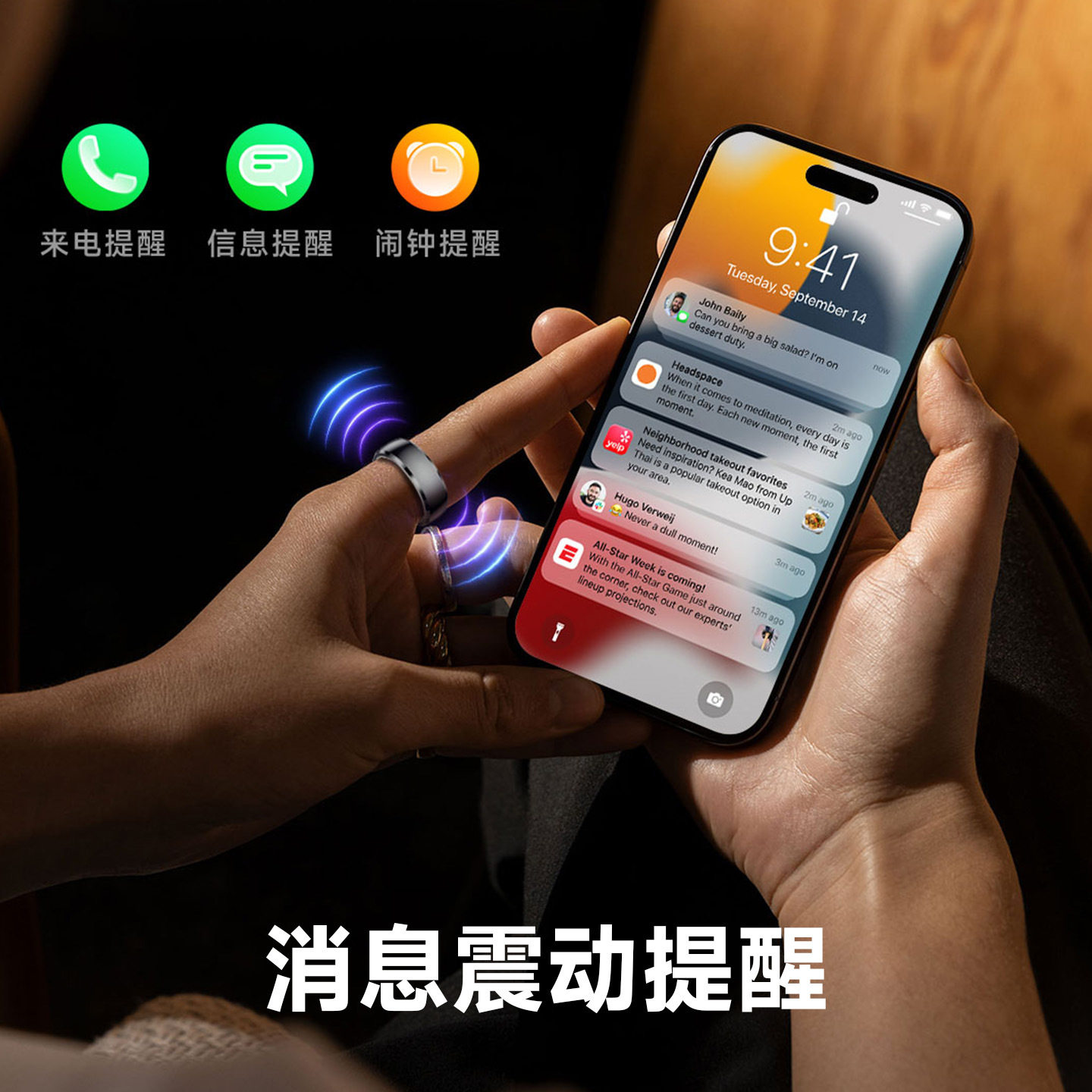 New multifunctional smart ring solid color heart rate blood oxygen sleep monitoring sports waterproof Huaqiangbei health ring