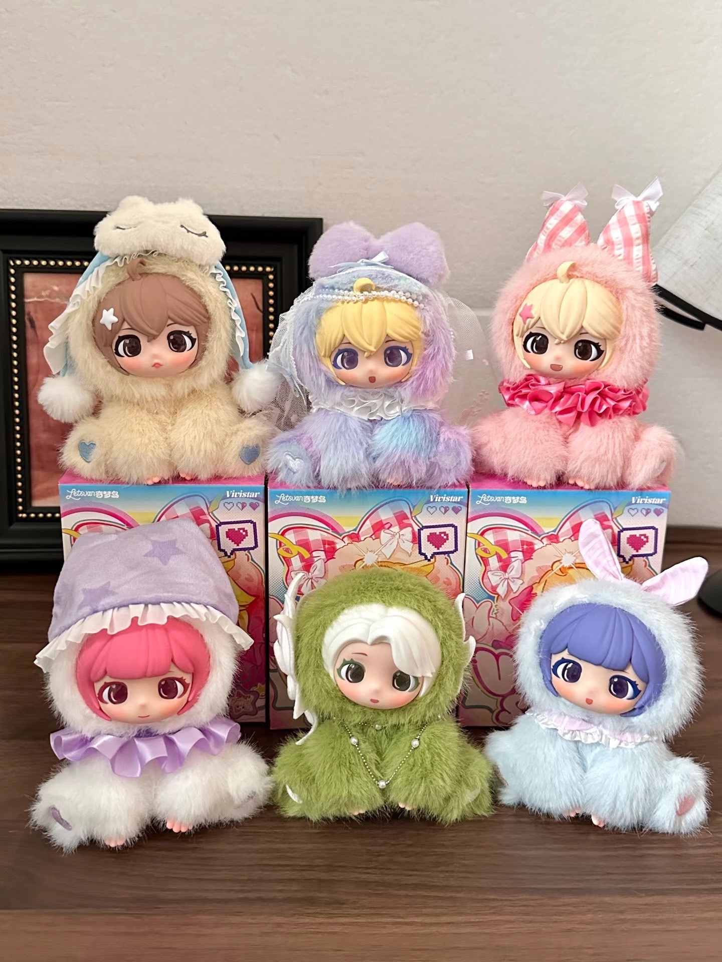 现货】Vivistar的日常生活系列搪胶毛绒盲盒潮玩摆件公仔生日礼物 - 图0