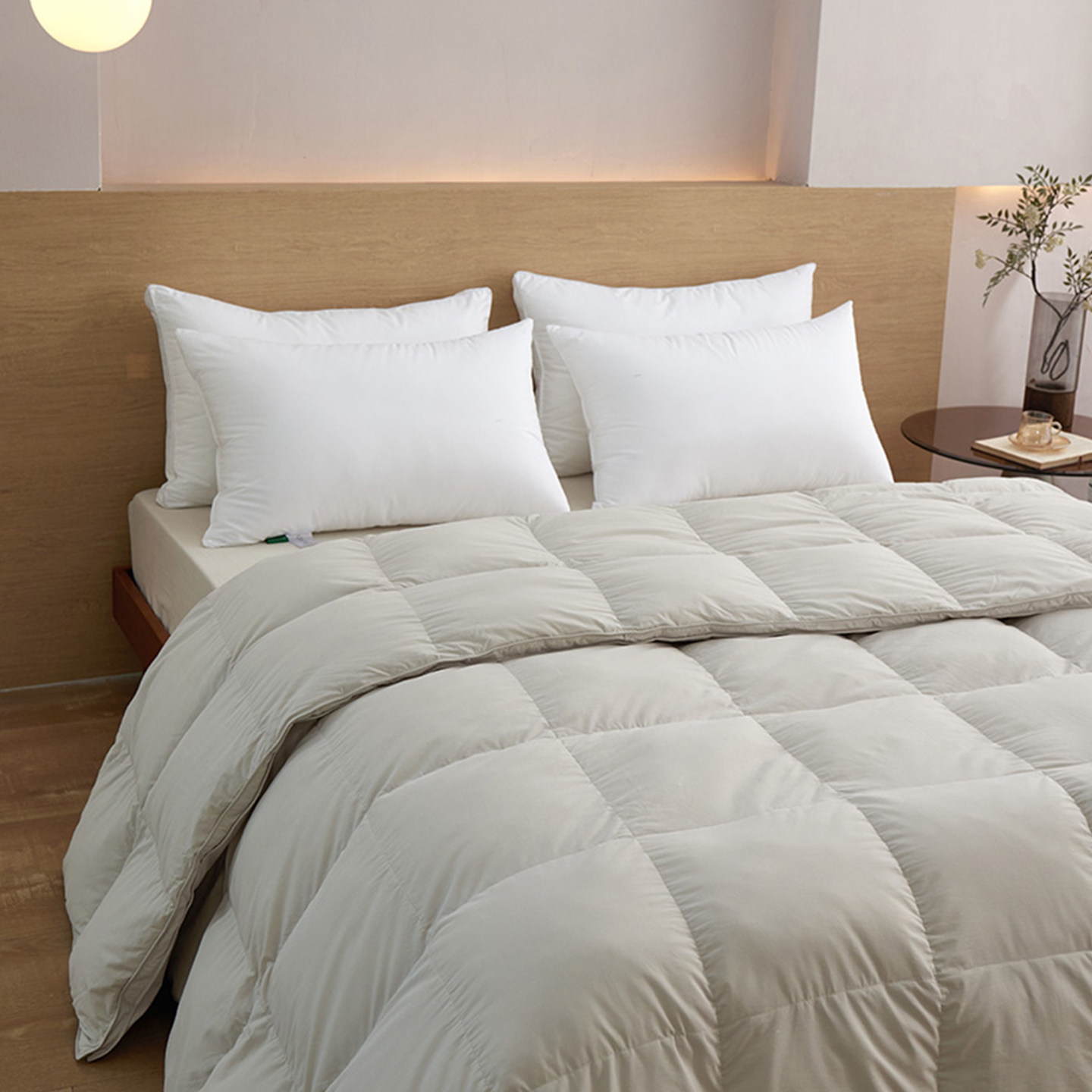 南法假日天丝95鹅绒羽绒被子加厚保暖羽毛冬被春秋被芯空调被冬季,淘宝优惠券,粉丝福利购,淘宝优惠卷