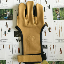 Bearpaw70088 German bear claw imported U.S. hunting bow traditional bow recurve bow three-finger glove archery finger guard sleeve