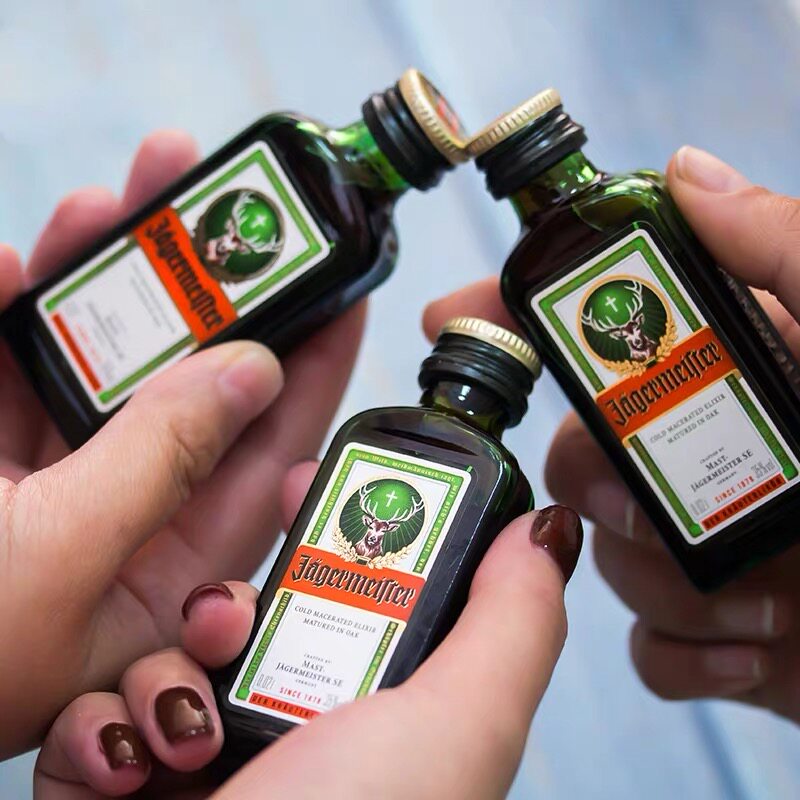 德国进口野格圣鹿力娇酒小瓶洋酒酒版便利店调酒正品行货野格20ml_虎窝淘