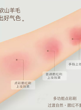 长杆腮红刷点彩刷遮瑕刷