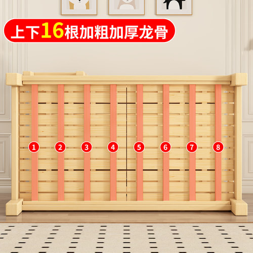 全实木国标上下铺双层床成人高低子母床员工宿舍上下床两层儿童床 - 图2