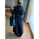 Luobian double-sided wool coat for women Hepburn woolen coat