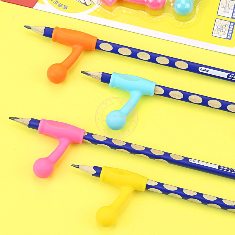 晨光优握把式握笔器幼儿小学生正姿铅笔护套纠正握姿笔套APJ99202 - 图0