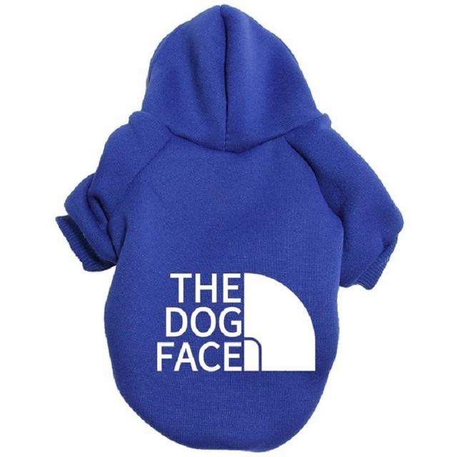 Cross-border large and small dog pet clothing, dog clothes, Dog Face pet dog sweatshirt