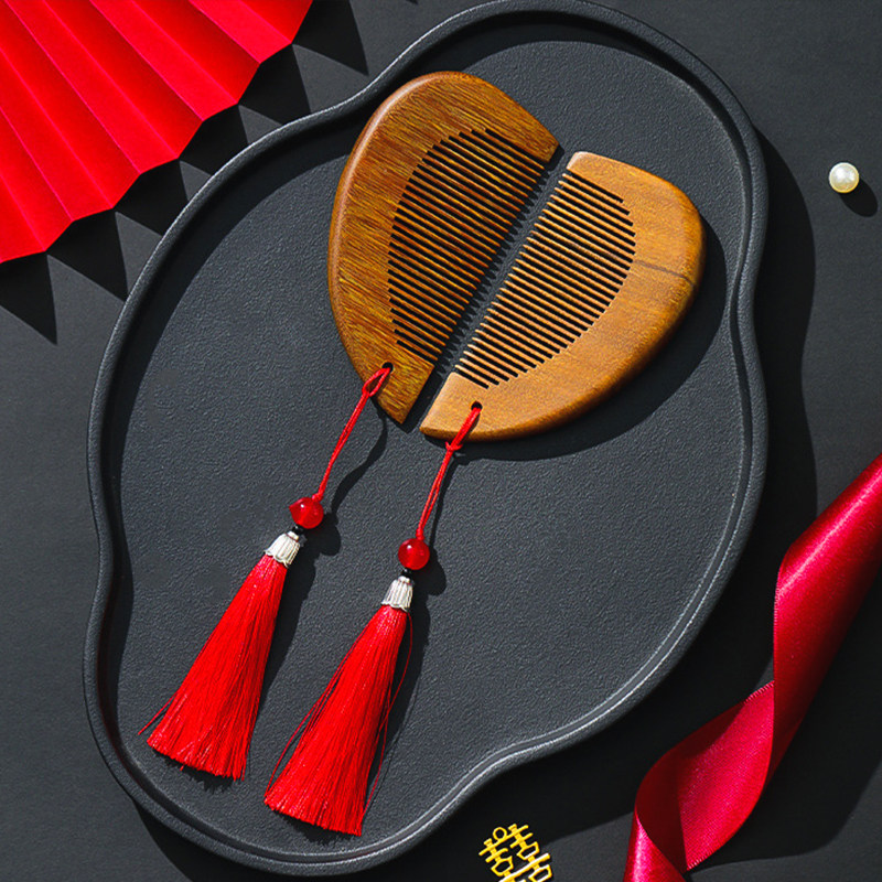 JOJO'S L. PD.杂货先生.结婚梳子一对红色气垫梳喜梳子木梳 |体会,淘宝优惠券,粉丝福利购,淘宝优惠卷