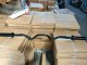 Household all-black barbell 1.5-meter curved straight bar
